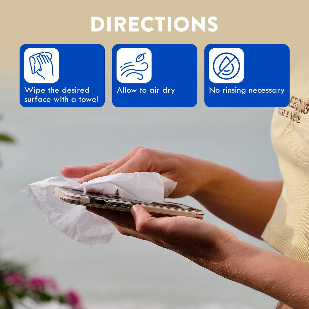 Audio Wipes For Hearing Aids - 100 Pcs, Alcohol-Free, Individually Packaged Cleaning Towelette - Removes Earwax, Dirt and Sweat - For Rubber, Plastic, Silicone & Acrylic