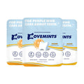 Movemints Clear Aligner Mints - Patented, Edible Alternative to Chewies - Freshen Breath and Improve Dry Mouth with Xylitol - Orange (3 Pack)