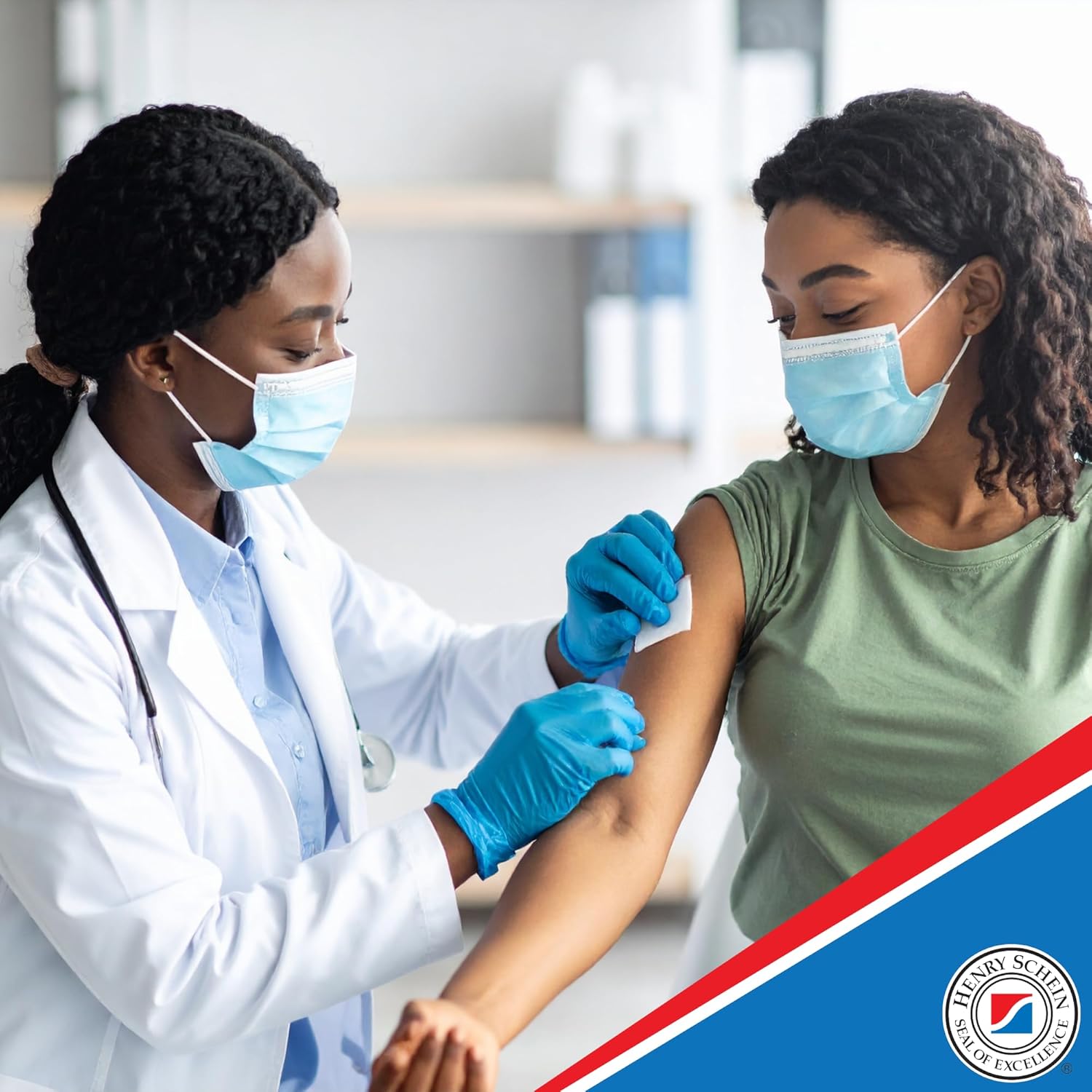 Henry Schein Large Alcohol Prep Pads (200/Box) - 70% Isopropyl Alcohol Wipes, Individually Wrapped - 2 ply, Textured - Skin Prep Alcohols Swabs - Sterile Pads