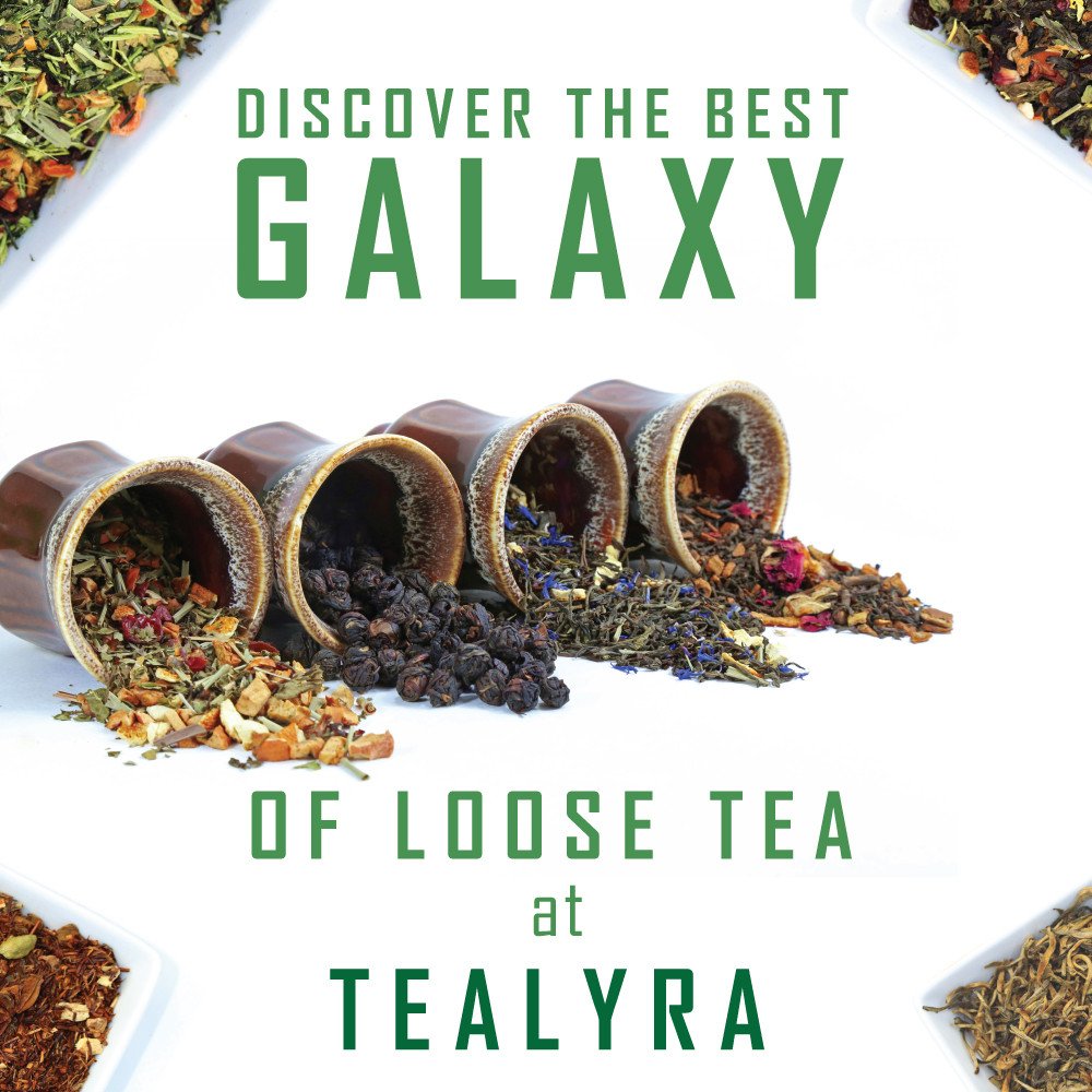 Tealyra - Moroccan Mint - Gunpowder - Peppermint - Spearmint - Famous Green Loose Leaf Tea - Caffeine Level Low - All Natural - 220g (8-ounce)