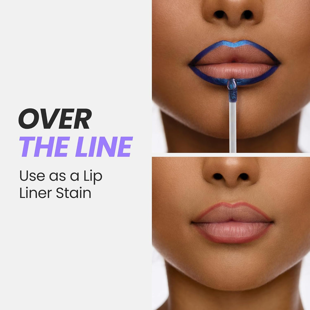 Wonderskin Wonder Blading Peel and Reveal Lip Liner & Lip Stain Masque – Long-Lasting Waterproof Tint, Transfer-Proof Matte Finish, Peel Off Makeup (Romance Stain & Go)