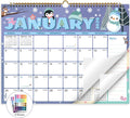 2026 Calendar, Wall Calendar 2026-2027, 18 Month Calendar January 2026 - June 2027, 14.8" X 11.5", Calendar with Twin-Wire Binding, Hanging Hook and Julian Dates (Seasonal Designs)