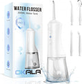 Water Dental Flosser - Portable Cordless Oral Irrigator 300ML, Rechargeable IPX7 Waterproof Irrigation Cleaner for Teeth Cleaning & Flossing, Travel & Home Use