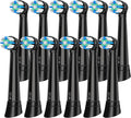 12 Pack Smart Cleaning IO Replacement Heads Compatible with Oral B iO 2 3 4 5 6 7 8 9 10 Series Electric Toothbrush, Brush Heads Compatible with Oral B iO Electric Handles (Black)