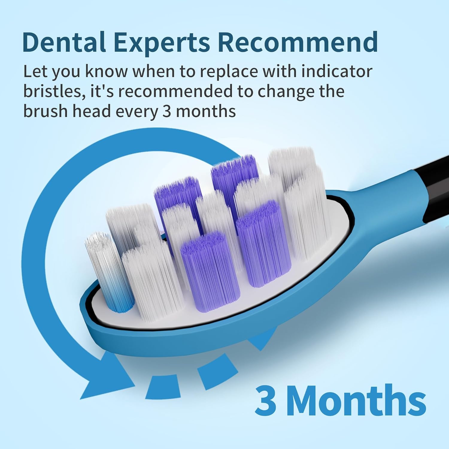 Electric Toothbrush Heads for Philips Sonicare Replacement Heads, 10 Pack Adults Kids 7+ Sonicare Toothbrush Replacement Brush Heads Philips Sonicare Sensitive Replacement Heads C2 C3 G2 G3 A3, Black