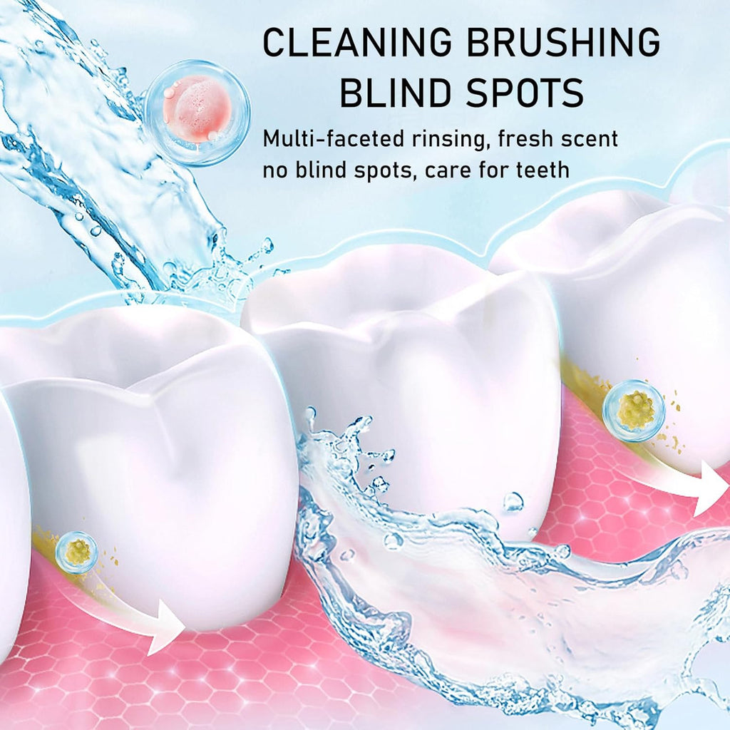 Mini Mouthwash Travel Size,Peach Flavor Portable Individual Travel Mouth Wash for Fresh Breath, Refreshing Long Lasting Gentle Oral Care Mouthwash Packs(Pack of 20)