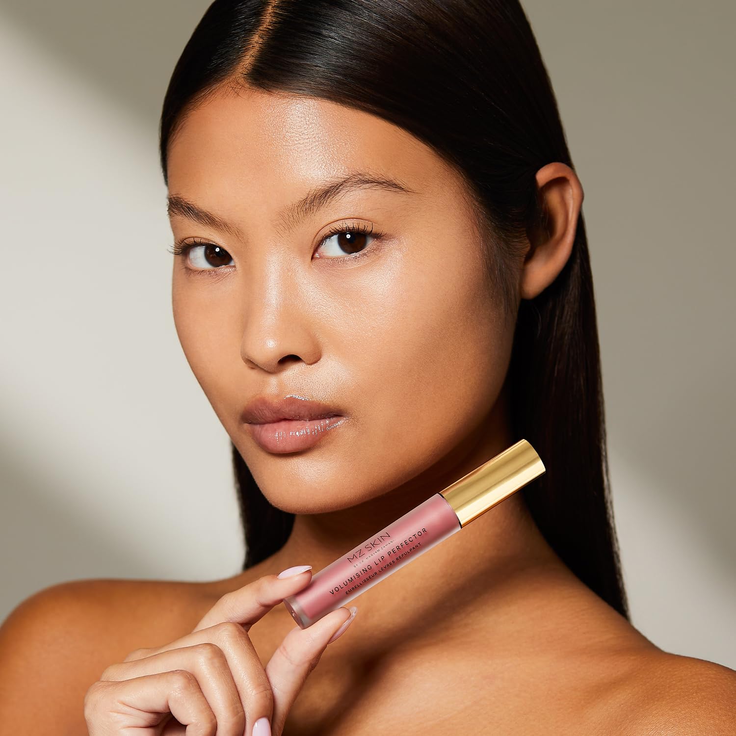 MZ SKIN Volumising Lip Perfector 0.10 fl oz | Peptide Plumping Lip Gloss with Hyaluronic Acid & Mint | Hydrates, Smooths & Enhances Lip Volume