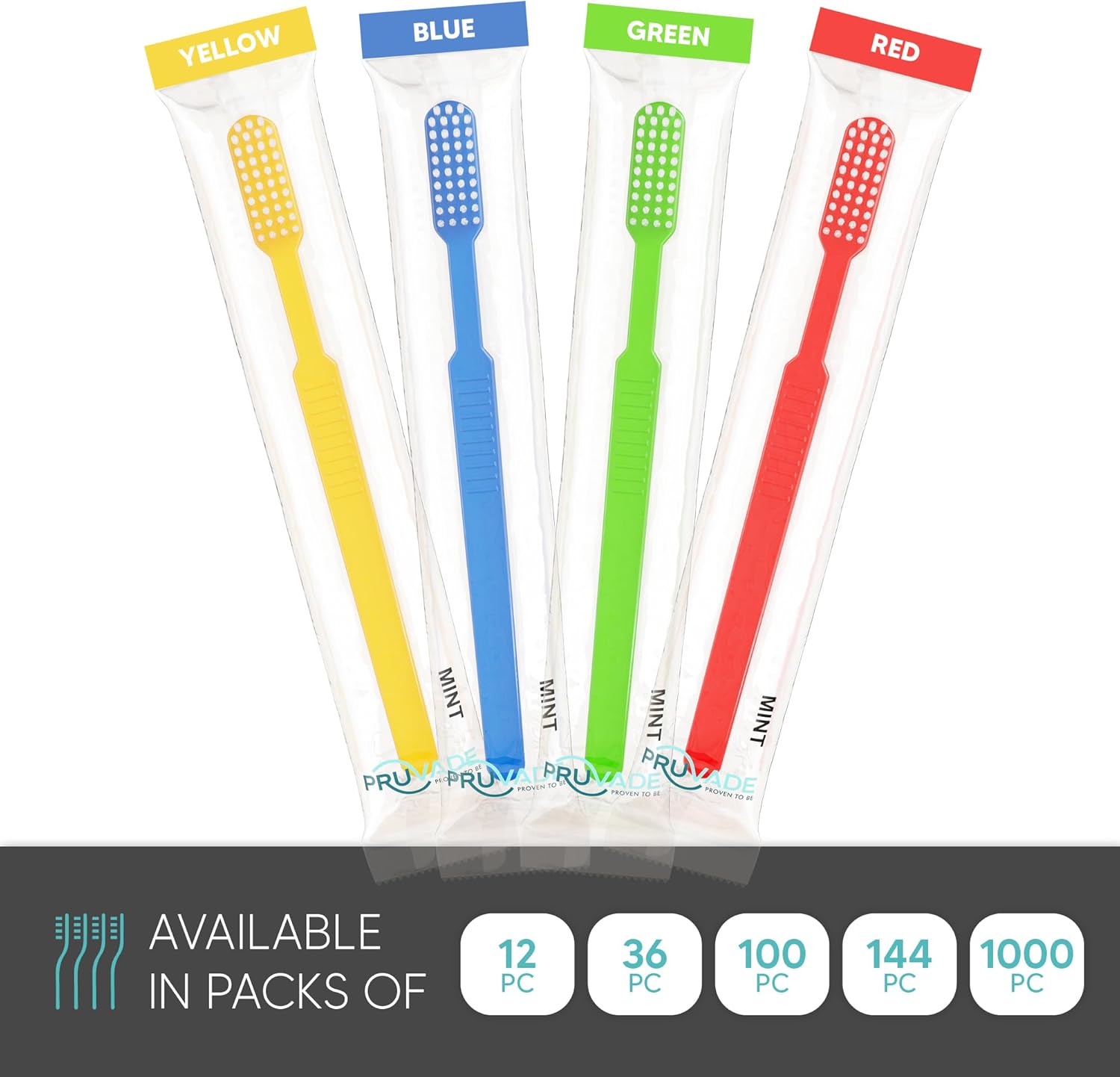 150 Pack Disposable Toothbrushes with Toothpaste, Built in | Prepasted Toothbrushes Individually Wrapped | Single Use Waterless Tooth Brush Soft Bristles for Airbnb, Hotel, Camping, Travel