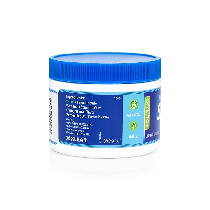 Spry Xylitol Peppermint Sugar Free Candy - Promote Oral Health, Increase Saliva Production, Stop Bad Breath, Non-GMO, Gluten-Free, 240 Count (Pack of 2)