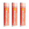 Dermatone Pomegranate Lip Balm Stocking Stuffer | Moisturizing | Aloe and Vitamin E | Soothe & Replenish Dry & Chapped Lips | SPF 30 | 3-pack (Pomegranate, 0.15oz sticks)
