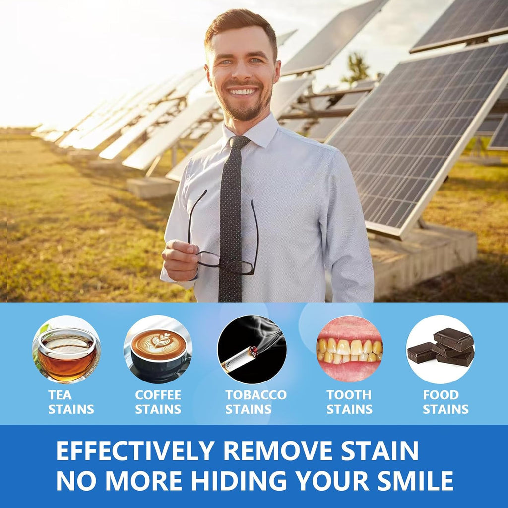 Teeth Whitening Strips for Sensitive, Enamel Safe Non-Slip Dry Strip Technology for Whiter Teeth,28 Strips Whitener Safe Whitestrip, Deep Stains Removal Tooth Whitening (One Size, Pineapple)