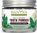 Banyan Botanicals Mint Cardamom Tooth Powder – Ayurvedic Fluoride-Free Toothpaste Alternative with Miswak & Activated Charcoal (from Amla) – 0.75oz, 80+ Uses – Non GMO Sustainably Sourced Vegan