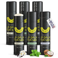 Lip Balm for Men - All Natural Mens Chapstick - Mens Lip Balm - Contains Vitamin E and Beeswax - Chapstick for Men - Peppermint, Coconut & Vanilla Lip Balm - Lip Balm Men (6 pack)