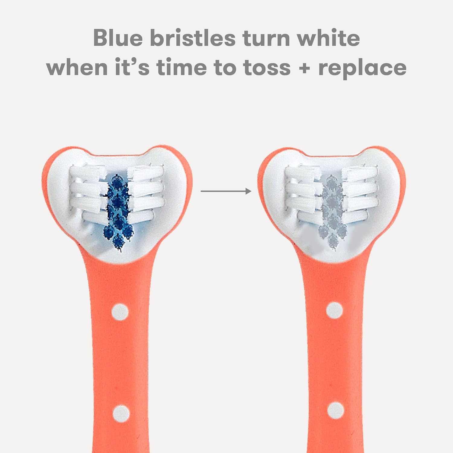 Frida Baby Triple-Angle Toothhugger Training Toddler Toothbrush | Toddler Toothbrush 2 Years and Up, Cleans All Sides at Once | 2 Pack (Pink + Blue)