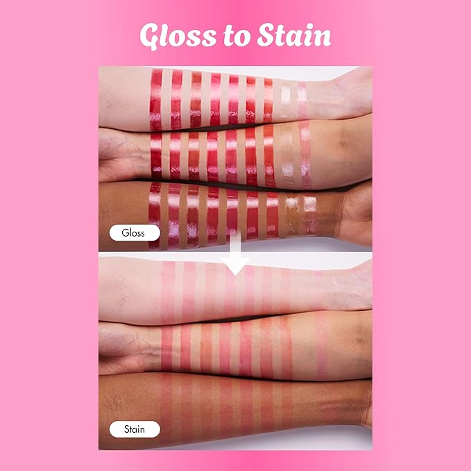 COLORGRAM FRUITY GLASS TINT MINI SET 01 DOUBLE GLOSS | Moisturizing & Long Lasting Korean Lip Stain Tint | Stocking Stuffer, Gifts for Women and Teen Girls