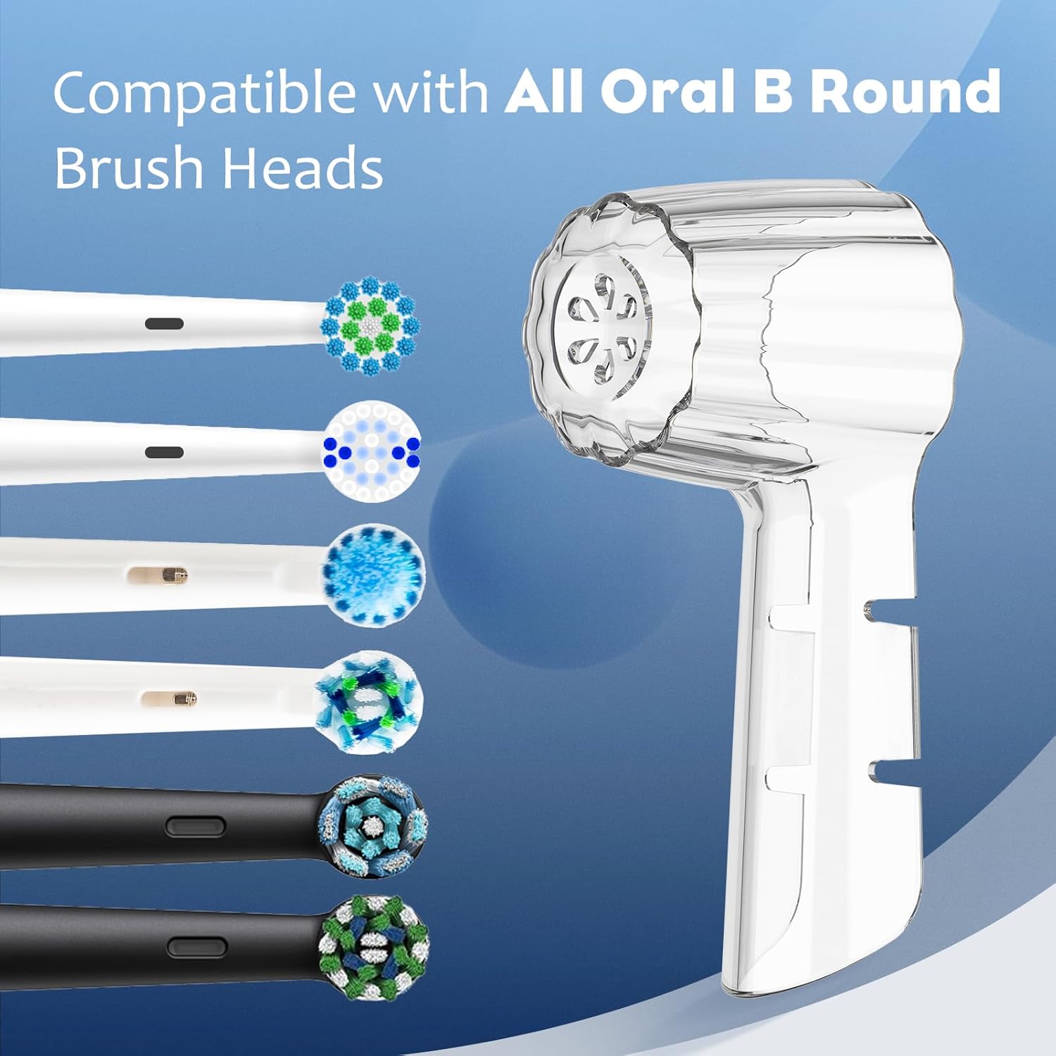 Fit for Oral B Toothbrush Cover Compatible with Oral iO 3|4|5|6|7|8|9|10 Series Electric Toothbrush Head Covers Gentle Care Toothbrush Heads Protector Cap10 Pcs