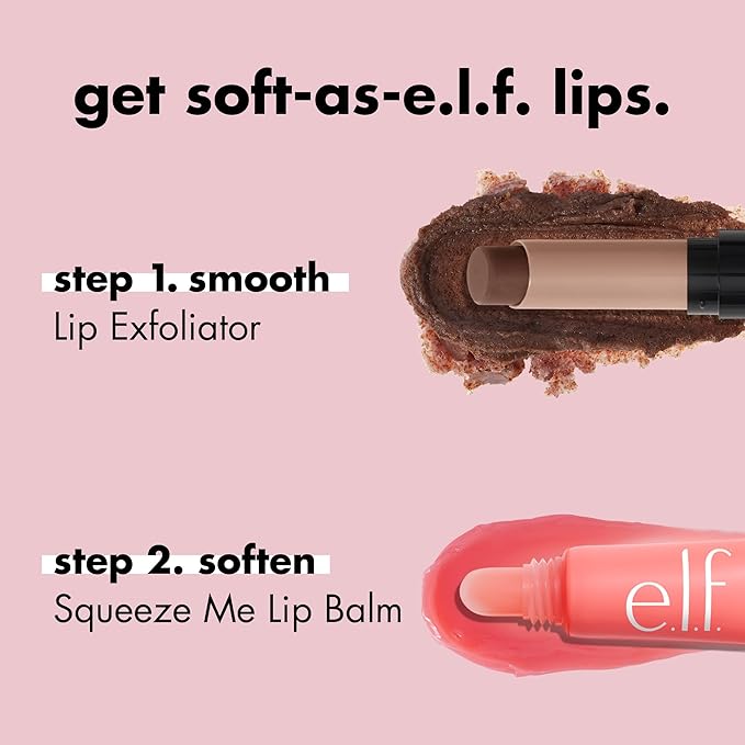 e.l.f. Squeeze Me Lip Balm, Moisturizing Lip Balm For A Sheer Tint Of Color, Infused With Hyaluronic Acid, Vegan & Cruelty-Free, Blueberry