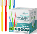 144 Pack Disposable Toothbrushes with Toothpaste, Built in - Prepasted Toothbrushes Individually Wrapped |Single Use Waterless Tooth Brush with Soft Bristles for Hotel, Camping, Travel