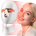 Red Light Therapy Mask for Face,Cordless LED Face Mask Light Therapy,USB C Rechargeable,Infrared Lights Masks for Home Working Travel Yoga Sleep
