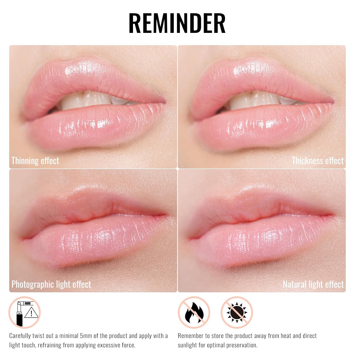 Oulac Moisturizing Shine Lipstick - Giltter Tinted Lip Balm Hydrating, Lip Plumper, Glossy Finish, Sheer Coverage with Pearlescent, Smooth for All Skin, Cracked and Chapped Lips, 2.2g/0.07oz (S03)