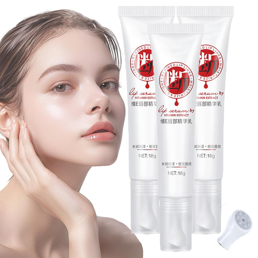 XIRUJNFD Lip Serum, Remove Dark Lips Pink Fresh Lightening Lips Treatment Lip Balm, Moisturizer Nourishing Essence Lips (3)