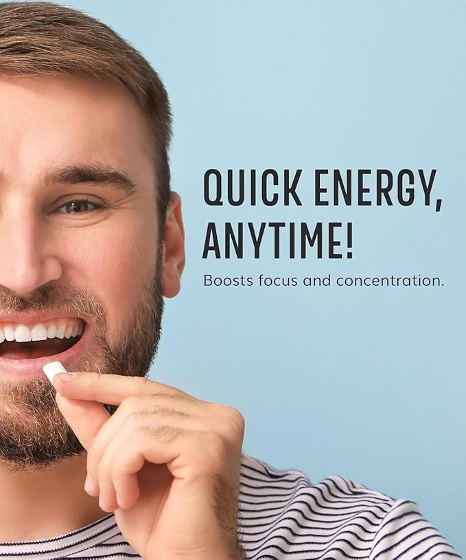 Multivitamin Xylitol Gum (56pcs) - Healthy, Sugar Free, Plastic Free, All Natural Chewing Gum with Vitamin Gum A,B6,C & D, Aspartame Free, Vegan, Gluten Free, Keto (Spearmint)