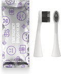 BURST Emergency Replacement Heads for Original Sonic Electric Toothbrush (White /2 Pack) | Ultra Soft Bristles for a Fresh Start After Sickness | Deep Clean, Stain & Plaque Removal