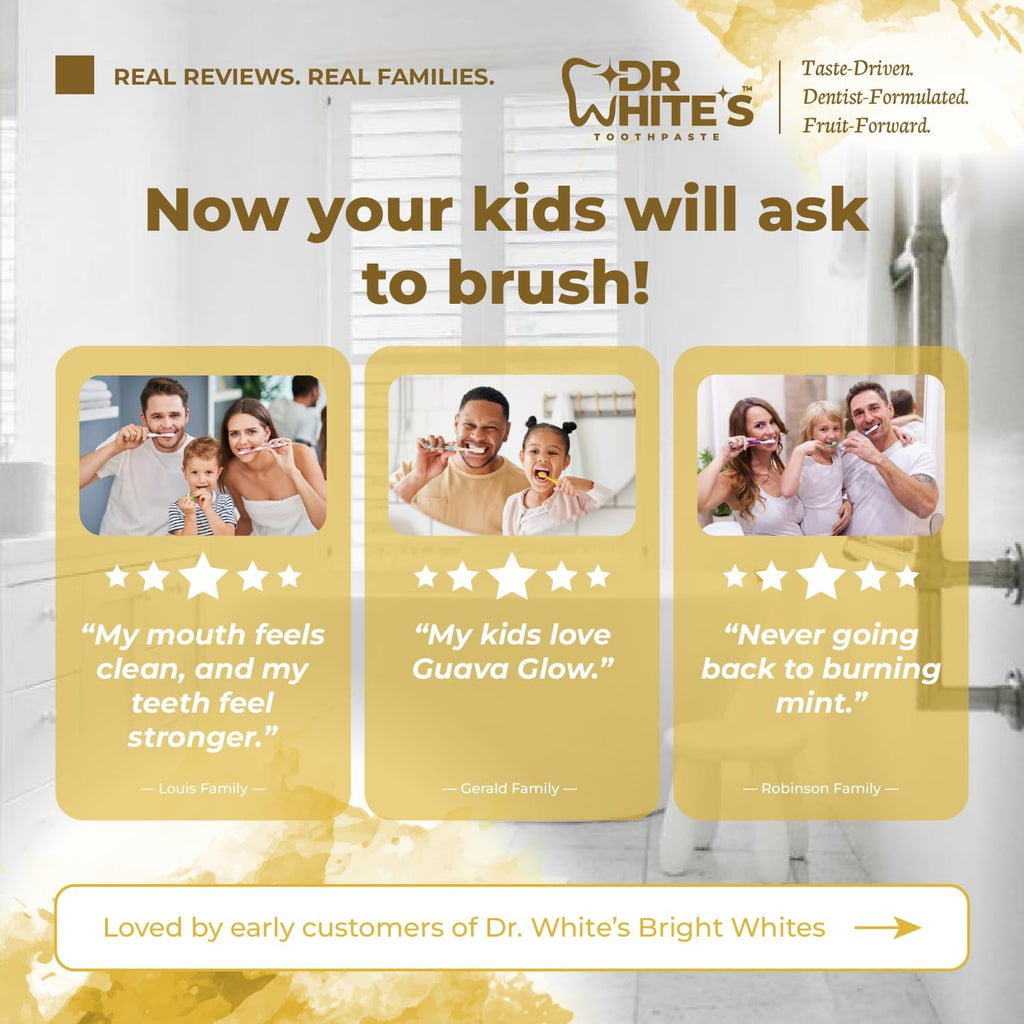 Dr. White’s Fluoride-Free nHA Toothpaste 2-Pack; Dentist-Formulated, Nano Hydroxyapatite + Xylitol, Sensitivity Relief Complex™, Mint-Free, Enamel Safe, Swallow-Safe (3.5 Oz, Pure Pineapple)