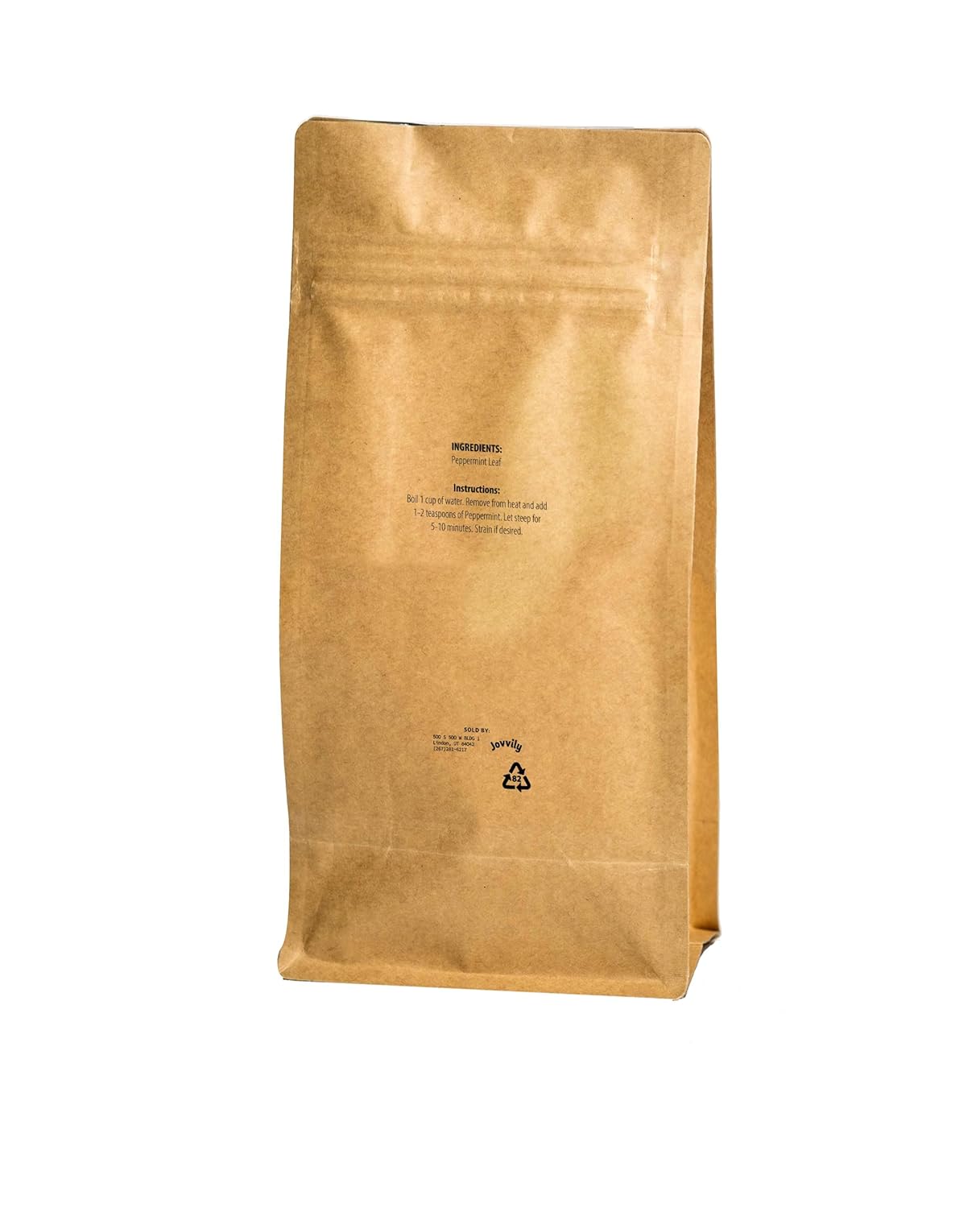 Jovvily Peppermint Leaf, 12 oz, Cut & Sifted, Herbal Tea, Refreshing