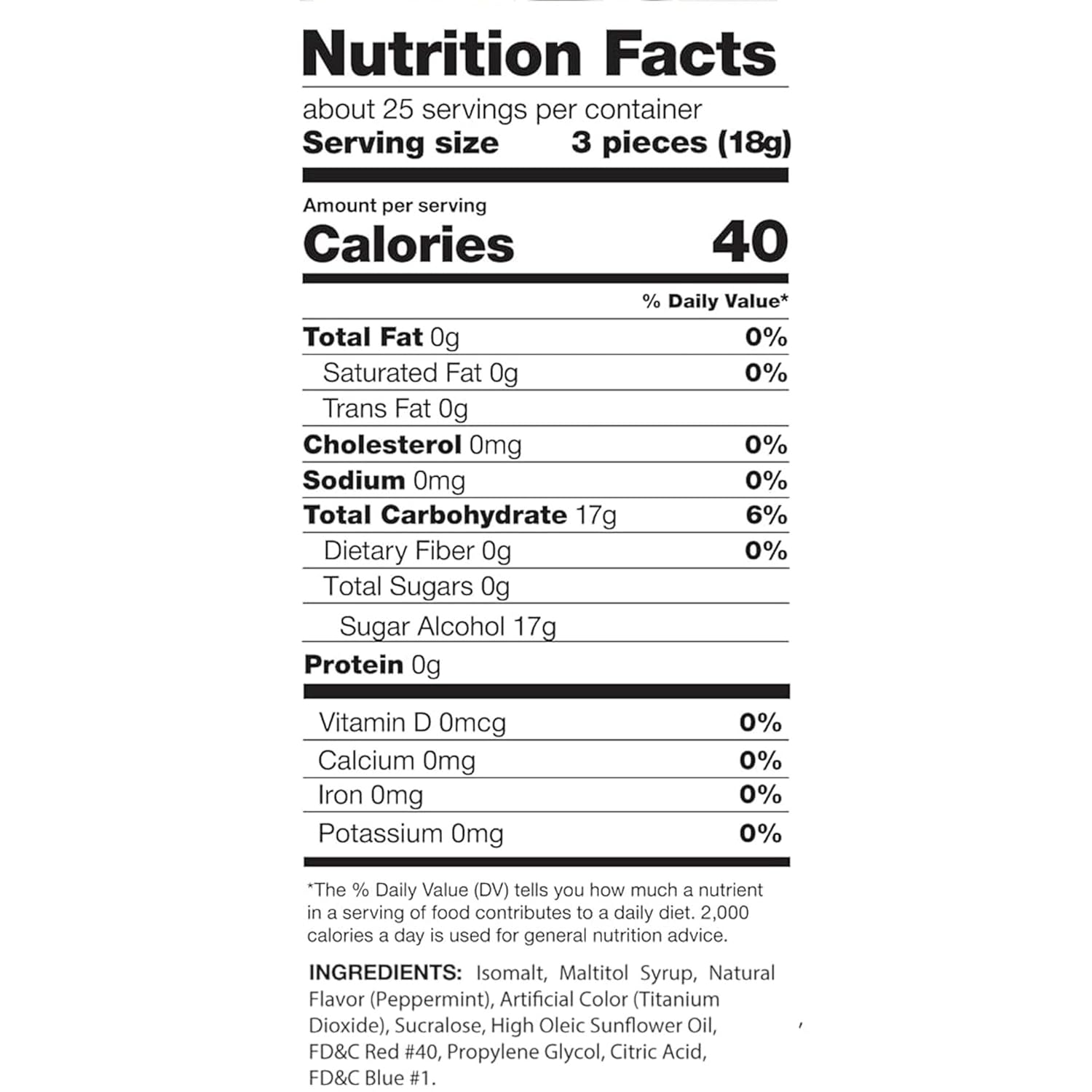 Sugar Free Peppermint Starlight Mints Hard Candy - 1 lb Bulk Bag Individually Wrapped Keto And Diabetic Friendly Gourmet Peppermint Flavored Candies (16oz)