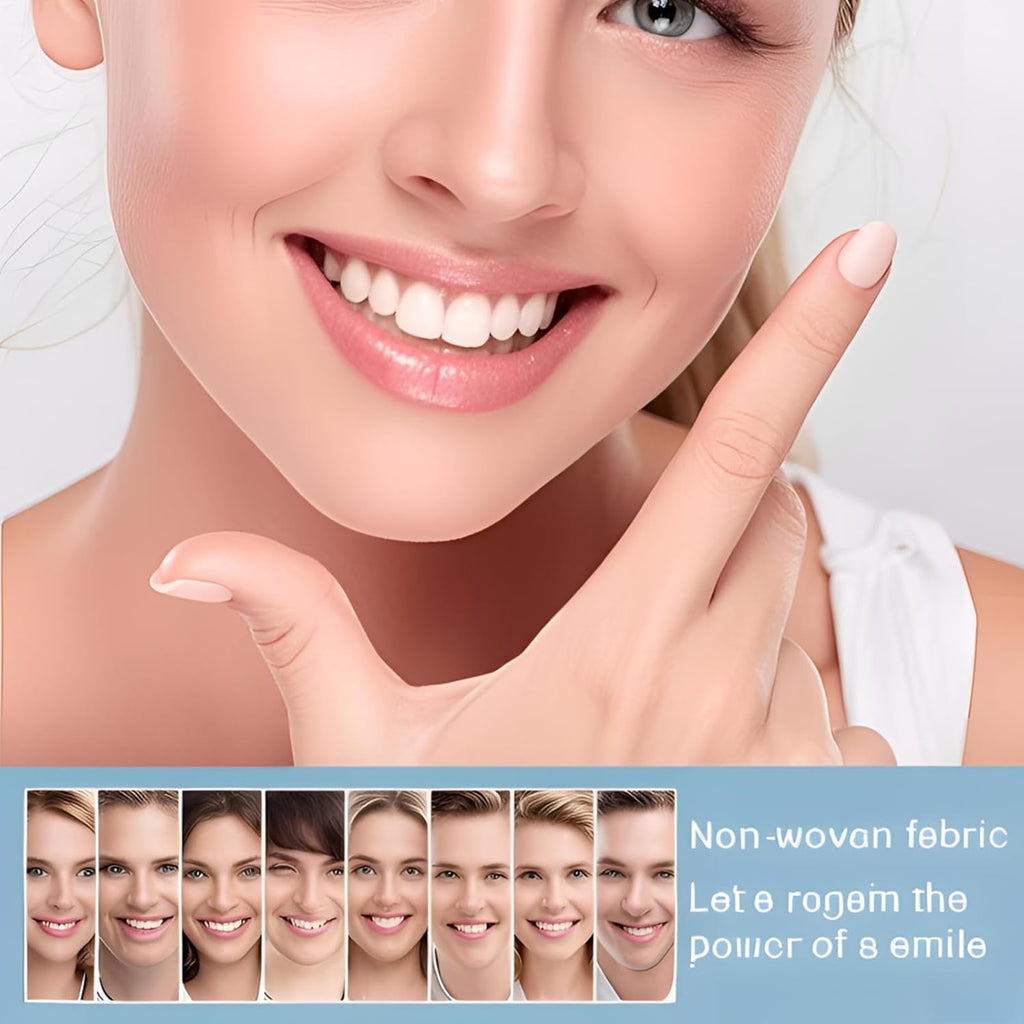 2 Pairs of Beautiful Smiles Both Men and Women Can Regain Their Confident Smiles. Upper and Lower Teeth Set. wear and for Temporary use