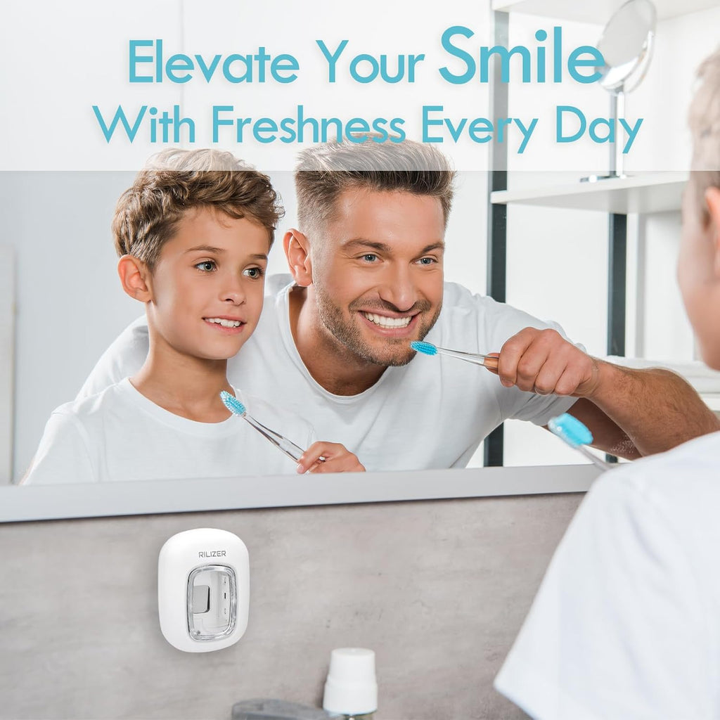 UV Toothbrush Sanitizer Cover, Rechargeable Travel Cap with Magnetic Wall Mount, Portable Cleaner for Any Size Toothbrush