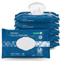 McKesson Washcloth Wipes for Adults, Scented (6 Pack, 288 Washcloths) Disposable Wash Cloths for Body - No-Rinse Formula with Snap Lid - Good for Incontinence and Elderly - 48 Wipes Per Pack