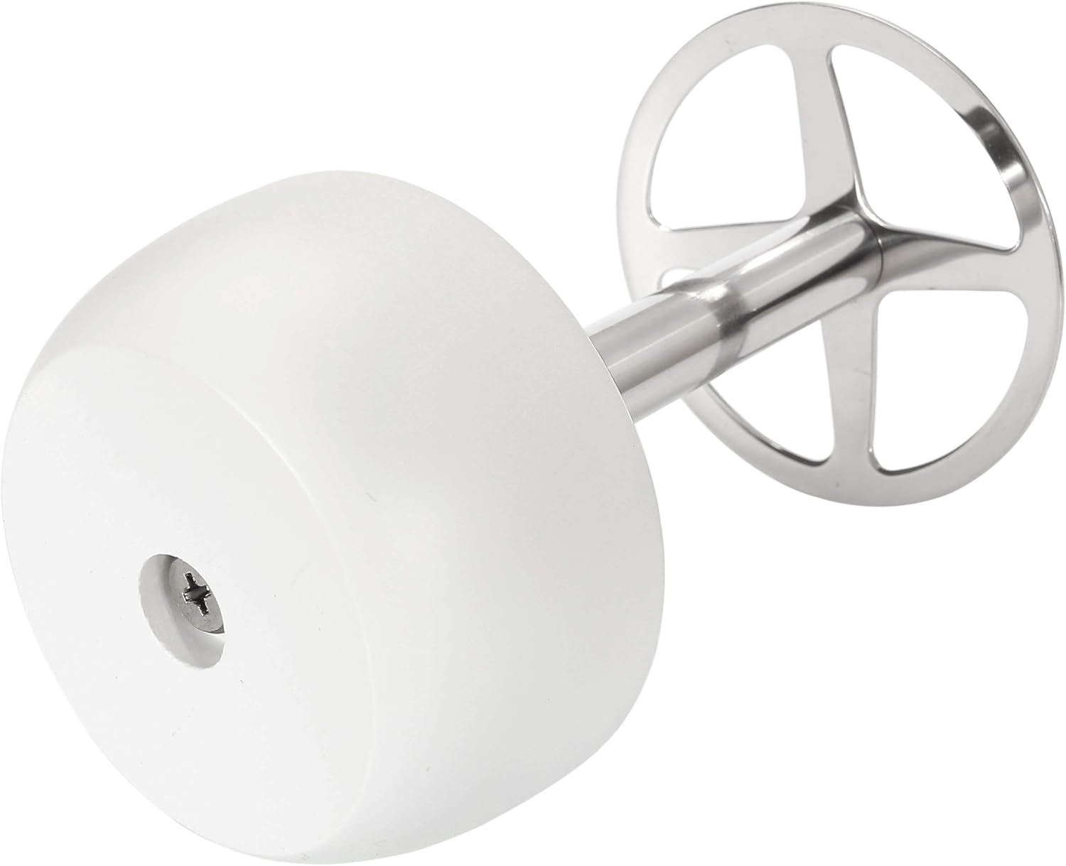 CozyCabin Toothbrush Holder Stand, for Razor, Bathroom Vanity Countertop, Stainless Steel Toothbrush Bathroom Organizer (White)