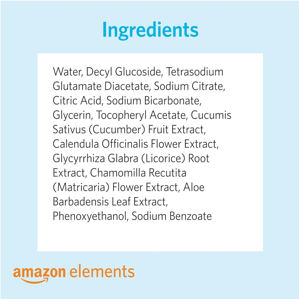 Amazon Elements Baby Wipes, Unscented, 810 Count, Flip-Top Packs