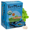 VerMints Organic Breath Mints PepperMint Candy Mints - Real Ingredients, Lasting Refresh - Travel Size Candies - Non-GMO, Vegan, Nut Free, Gluten Free & Kosher Peppermints - 100 Packets