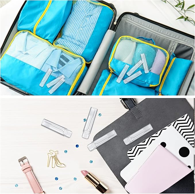 Rtteri 50 Pcs Travel Toothbrush Kit Bulk Folding Tooth Brush with Cover Transparent Potable Travel Size Mini Toothbrush Small Foldable Manual Tooth Brushes for Adult Camping School