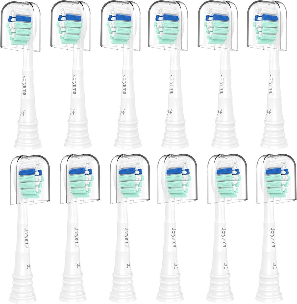 Replacement Toothbrush Heads for Philips Sonicare Replacement Heads, Electric Replacement Brush Head Compatible with Phillips Sonicare C2 C1 4100,12 Pack