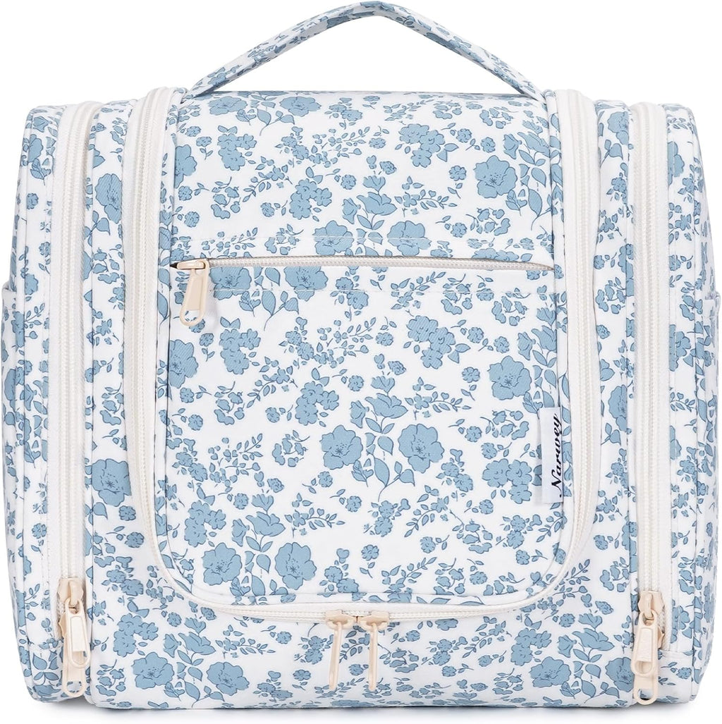 Narwey Hanging Toiletry Bag for Women Travel Makeup Bag Organizer Toiletries Bag for Cosmetics Essentials Accessories