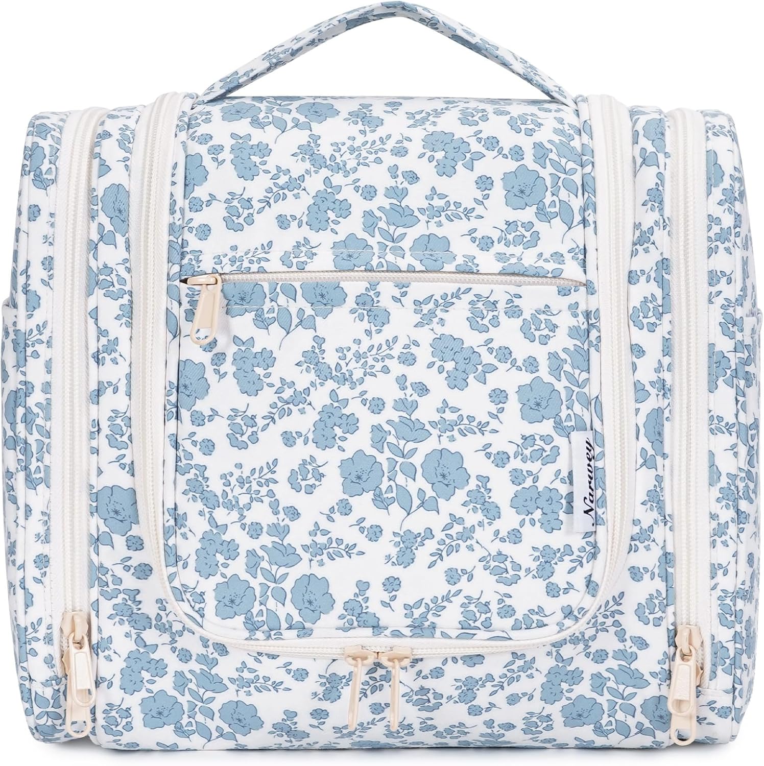 Narwey Hanging Toiletry Bag for Women Travel Makeup Bag Organizer Toiletries Bag for Cosmetics Essentials Accessories