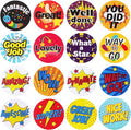 1000 Pieces Reward Stickers for Teachers,Fun Motivational Stickers Labels for Kids Students School Classroom in 16 Designs Styles (2 Rolls)