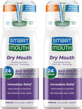 SmartMouth Activated Dry Mouth Mouthwash, Dry Mouth and Bad Breath Relief, Mint, 16 fl oz, 2 Pack