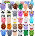 24 PCS Party Favors for Kids,3D Animal Pop Toys,Goodie Bags Stuffers for Kids,Pinata Stuffers Carnival Prizes,Fidget Toys Bulk,Prize for Classroom,Suction Toys for Toddlers