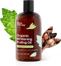 Plant Therapy Organic Whitening Pulling Oil 8 oz Peppermint & Clove, Naturally Whitens Teeth, Freshens Breath & Supports Gum Health, Helps Calm Oral Irritation and Discomfort, Natural Essential Oils