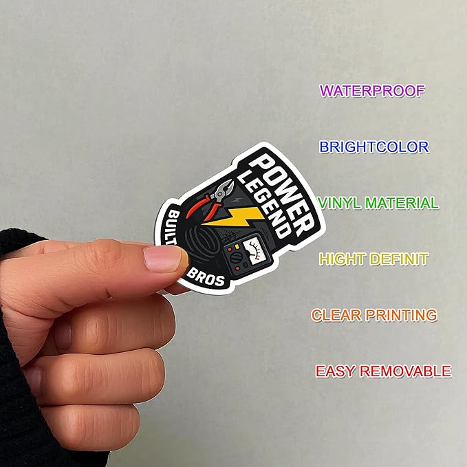 100 PCS Hard Hat Stickers Pack, Vinyl Waterproof Funny Decals with Welding Tools Safety Work Quotes, Gift for Construction Workers Mechanics Engineers Electricians Laptop Water Bottle Toolbox