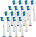 Replacement Brush Heads Compatible with Oral B Electric Toothbrush Replacement Heads Precision Brush Heads Refills for Oralb Braun Pro 1000 Sonic Clean Soft Sensitive Precision More (16 Pk)