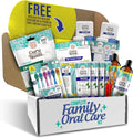 GuruNanda Family Complete Oral Care Set – The Ultimate Routine with Oil Pulling, Toothbrush, Toothpaste, Tongue Scraper, Floss Picks, Mouthwash & Whitening Strips