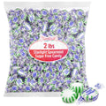 Sweetside Sugar Free Starlight Spearmint Hard Candy, 2lb Pack of Spearmint Mints Individually Wrapped, Mint Hard Candy That’s Great for Sharing, Ideal Sugar Free Treat for Diabetics Lifestyles