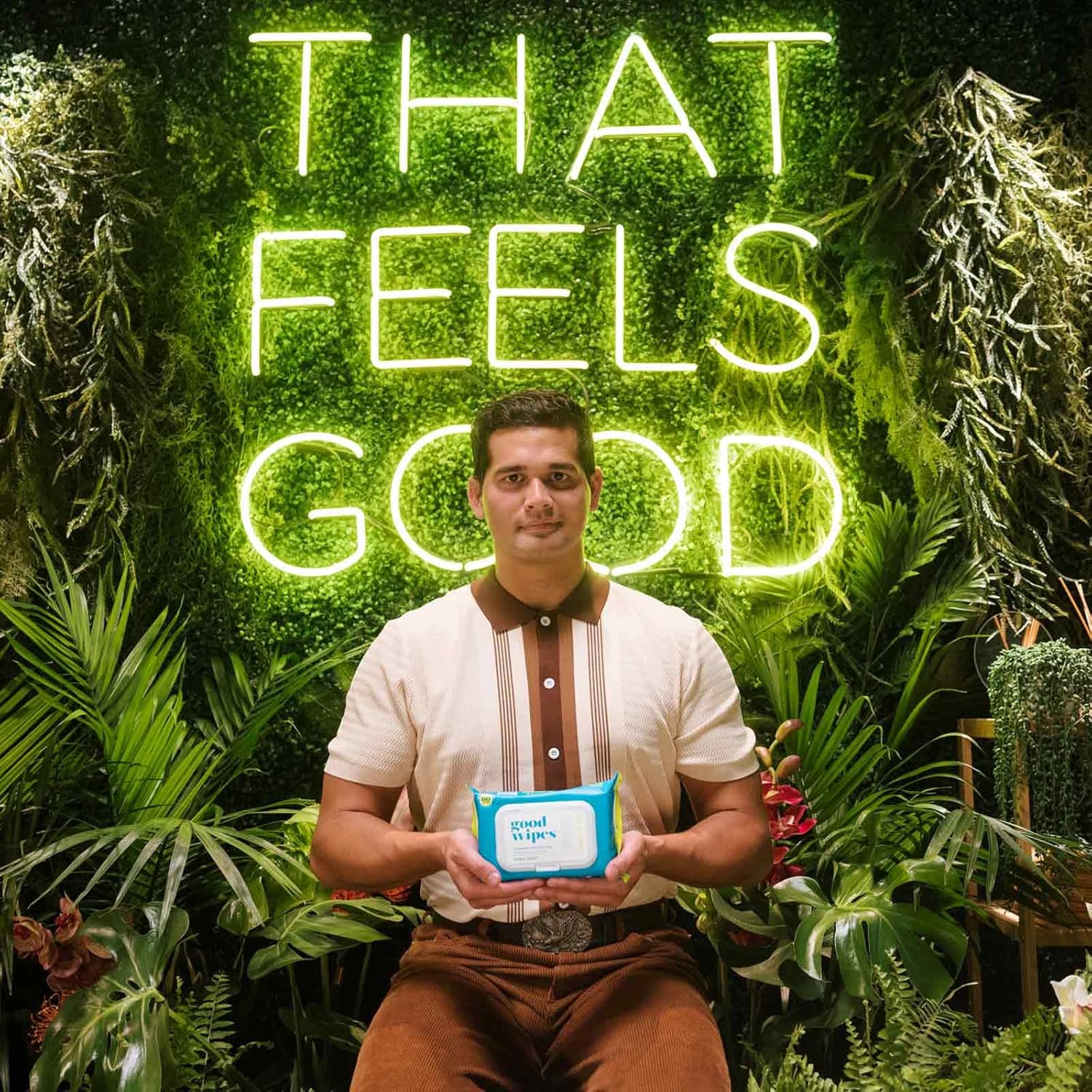 goodwipes Flushable Butt Wipes Made with Vitamin E & Aloe - Soft & Gentle Wet Wipe Dispenser for Home Use, Septic & Sewer Safe - Largest Adult Toilet Towelettes - Cedar, 180 Count (3 Packs)