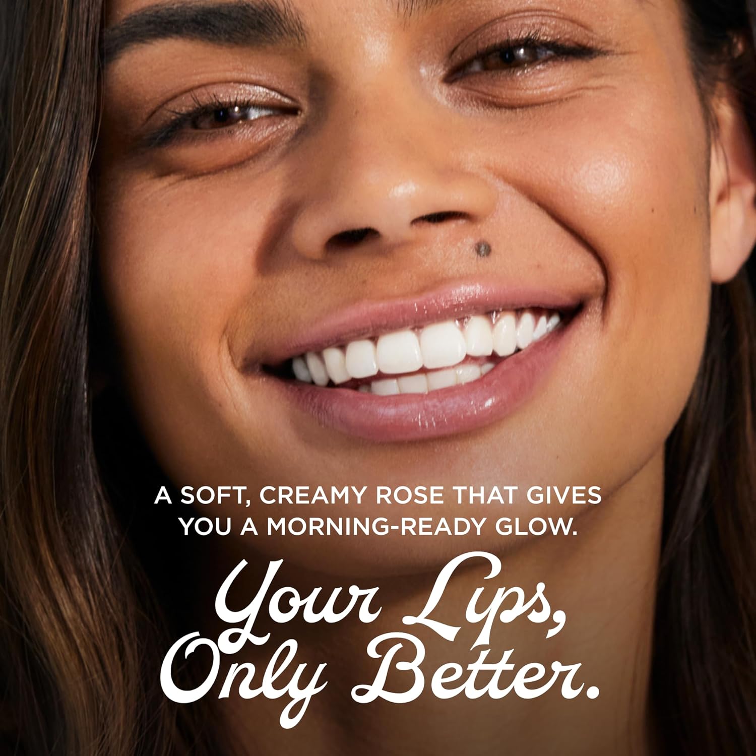 Lanolips Tinted Lip Balm - Enriched with Lanolin Oil for Shine & Hydration - Hydrating Tinted Lip Gloss Tube - Rose (12.5g / 0.44oz)